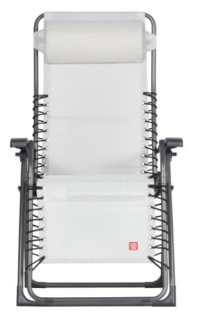 Preview: FIAM® Relaxliege MOVIDA 129TX / Weiss Grau